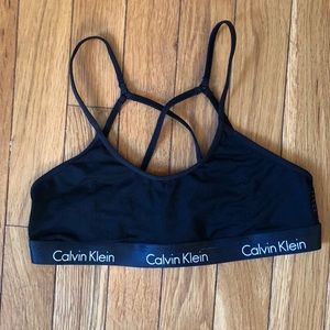 Calvin Klein | Black Micro Mesh Bralette